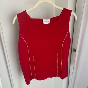 Y2K Crystal Kobe Sweater Tank | Size Large